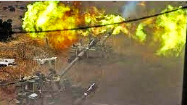 রকেট ছুড়ে ইসরায়েলি বিমান হামলার জবাব দিচ্ছে হিজবুল্লাহ