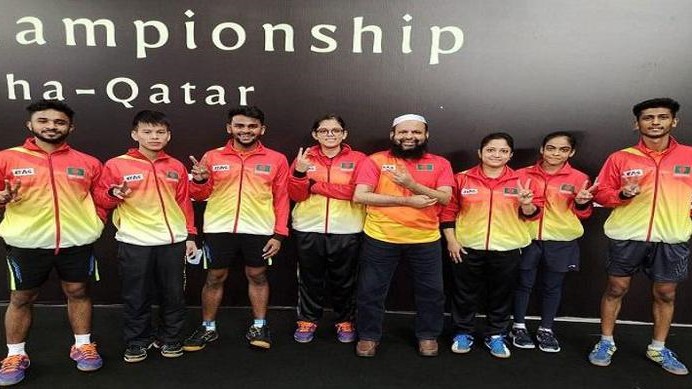 কাতারে বাংলাদেশ টিটি দলের আরেকটি জয়