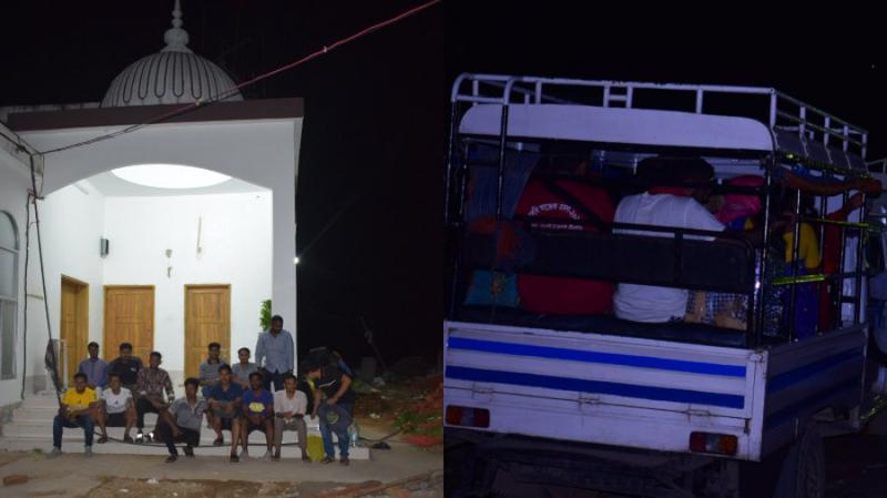 সাজেকে বিপাকে পর্যটকরা, মসজিদ-গাড়িতে রাত্রিযাপন