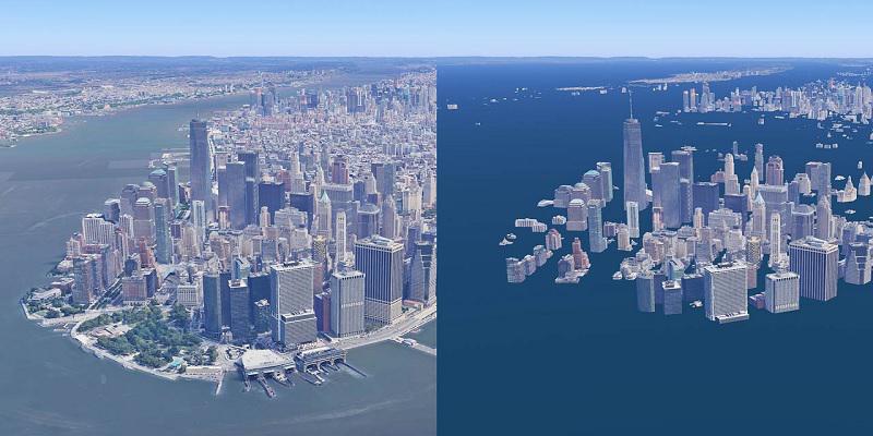 ‘৩০ বছরের মধ্যে সমুদ্রের নিচে তলিয়ে যাবে যুক্তরাষ্ট্র’