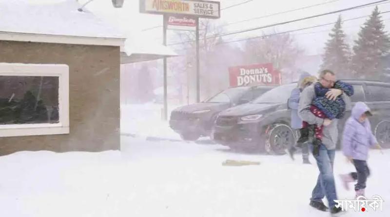 তীব্র শীতে বিপর্যস্ত হয়ে যুক্তরাষ্ট্রে মৃত্যু ১০