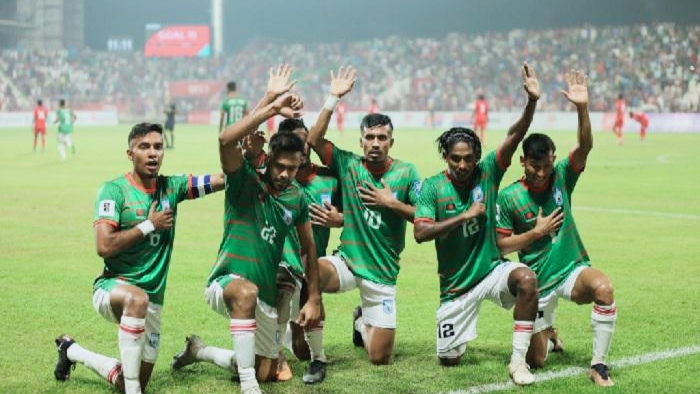 ‘ম্যাচ অব দ্য ইয়ারে’ মালদ্বীপকে হারাল বাংলাদেশ