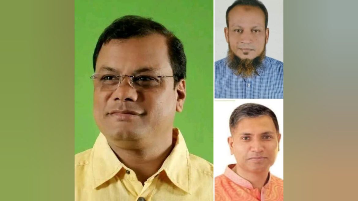 ভৈরব চেম্বার অব কমার্সের সভাপতি আব্দুল্লাহ আল মামুন! সিনিয়র সহ-সভাপতি মোশাররফ হোসেন এবং সহ-সভাপতি জাহিদুল হক জাবেদ!